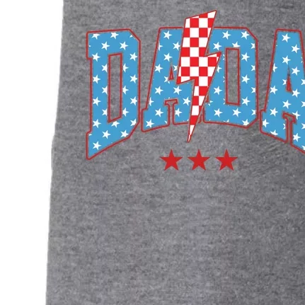 Dada 4th Of July Usa Festive Doggie 3-End Fleece Hoodie