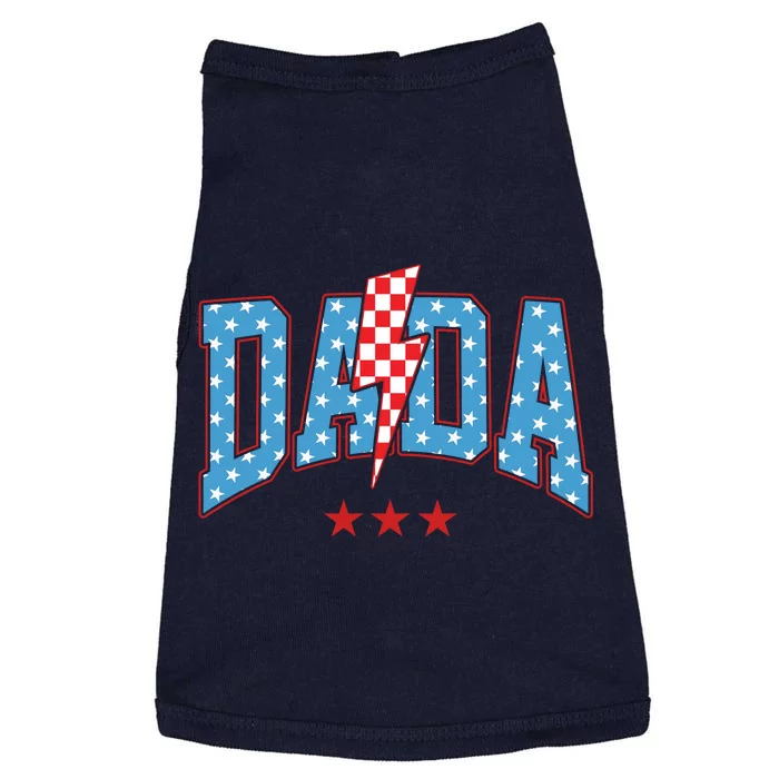 Dada 4th Of July Usa Festive Doggie Tank