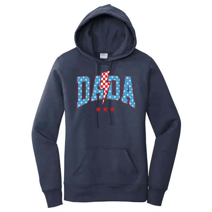 Dada 4th Of July Usa Festive Women's Pullover Hoodie