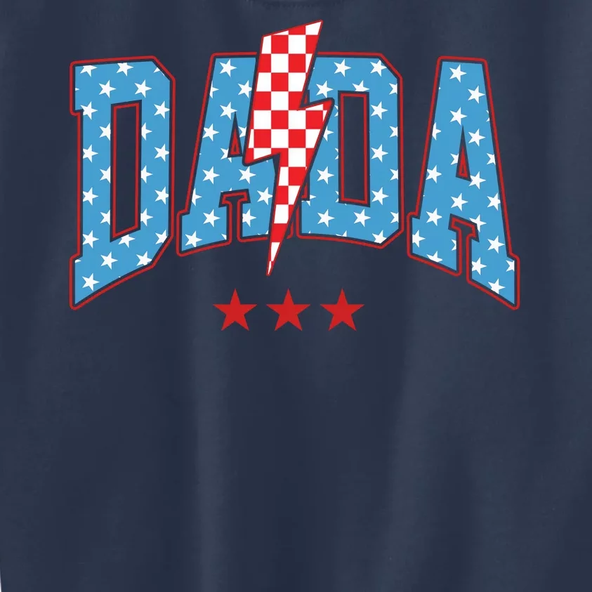 Dada 4th Of July Usa Festive Kids Sweatshirt