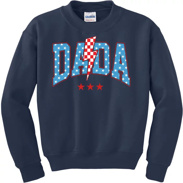 Dada 4th Of July Usa Festive Kids Sweatshirt