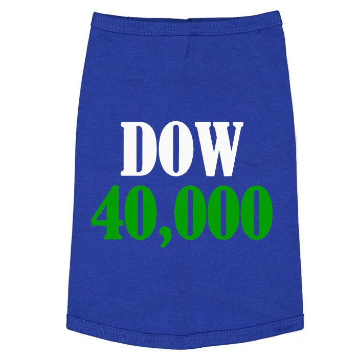 Dow 40000 Stockbroker Financial Advisor Stock Market Doggie Tank