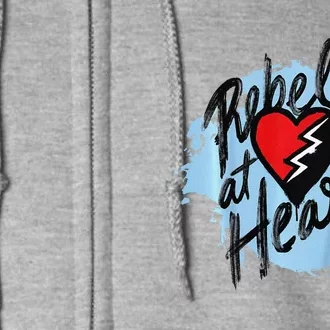 Descendants 4 The Rise Of Red Rebel At Heart Full Zip Hoodie