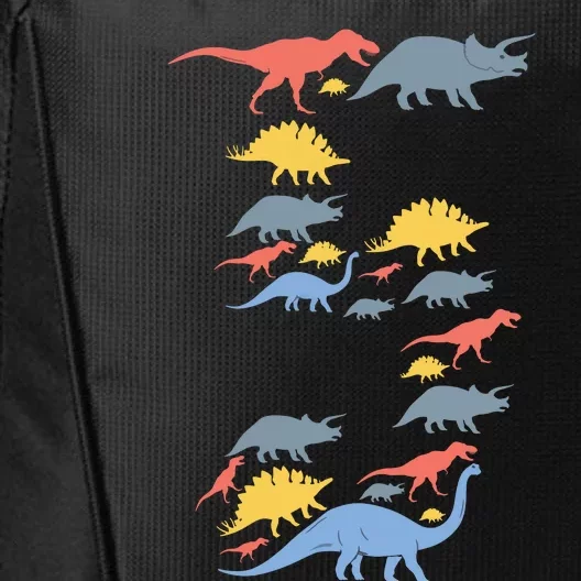 Dinosaur 5th Birthday For 5 Year Old City Backpack