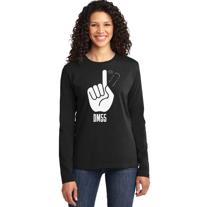 Dm 55 Honor Dikembe Dm 55 For Fan Ladies Long Sleeve Shirt