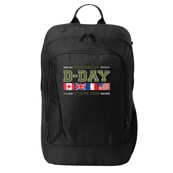 DDay 78th Anniversary WWII Memorial Vintage 1944 City Backpack