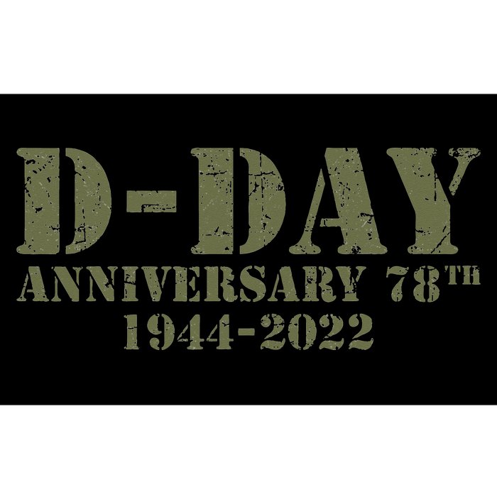 DDay 78th Anniversary WWII Memorial Vintage 1944 Bumper Sticker