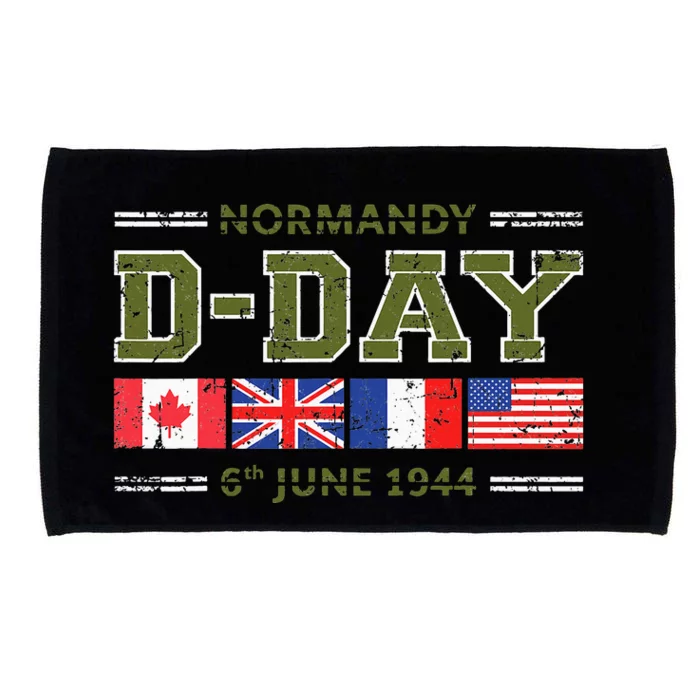 DDay 78th Anniversary WWII Memorial Microfiber Hand Towel