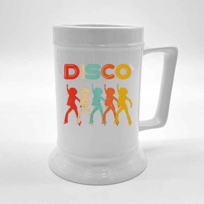 Disco 70s Disco Themed Vintage Retro Dancing Front & Back Beer Stein