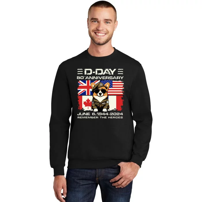 Dday 80th Anniversary Normandy Beachdog D Day Landing Sweatshirt