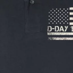 Dday 80th Anniversary 19442024 Normandy Us Flag D Day Softstyle Adult Sport Polo