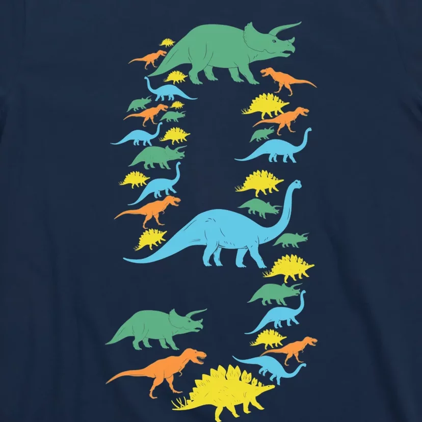 Dinosaur 9th Birthday Gift For 9 Year Old Boy Girl T-Shirt