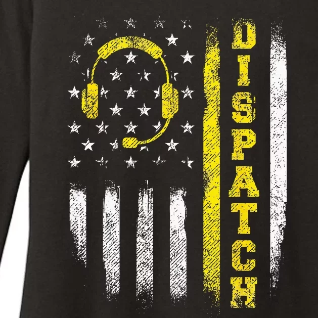 Dispatch 911 Dispatcher First Responder Emergency Call USA Womens CVC Long Sleeve Shirt