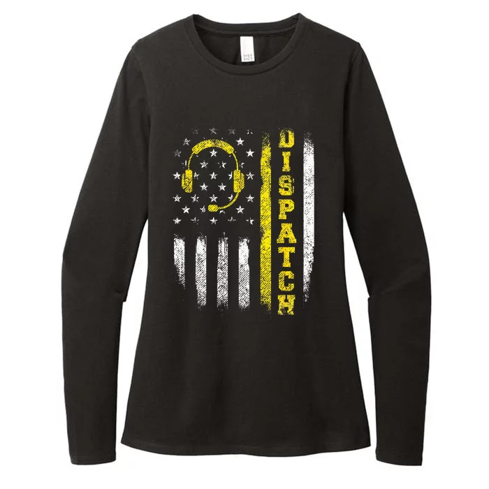 Dispatch 911 Dispatcher First Responder Emergency Call USA Womens CVC Long Sleeve Shirt