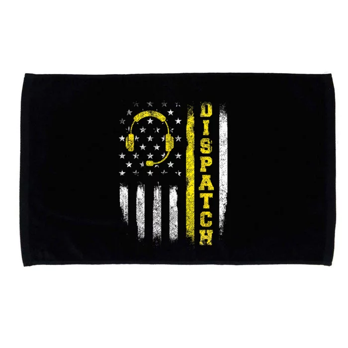 Dispatch 911 Dispatcher First Responder Emergency Call USA Microfiber Hand Towel