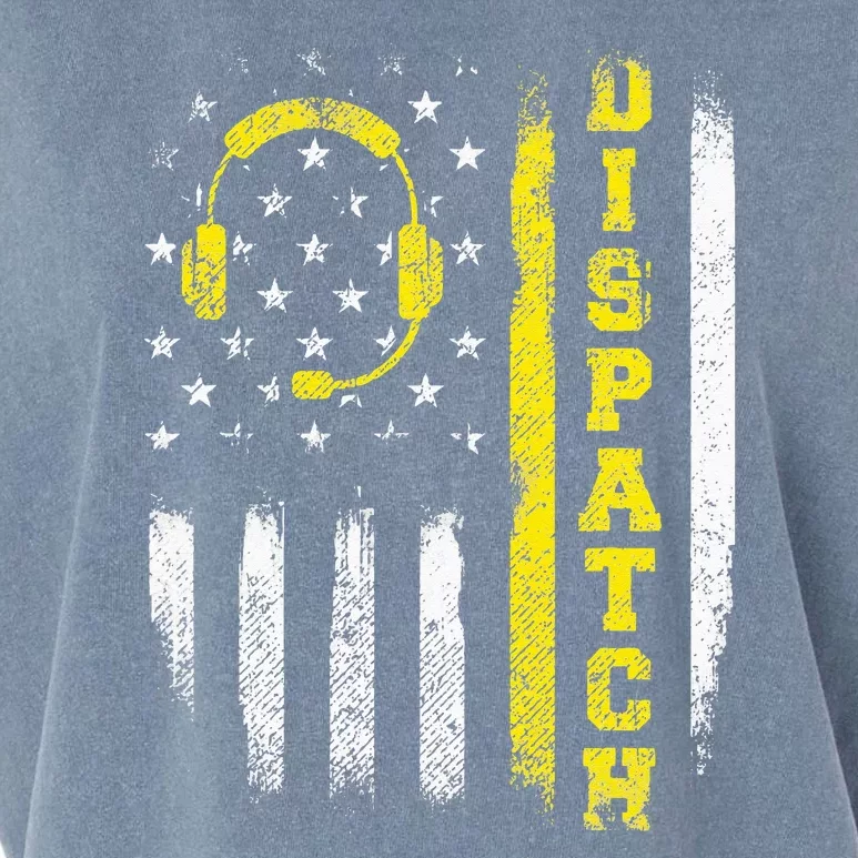 Dispatch 911 Dispatcher First Responder Emergency Call USA Garment-Dyed Women's Muscle Tee