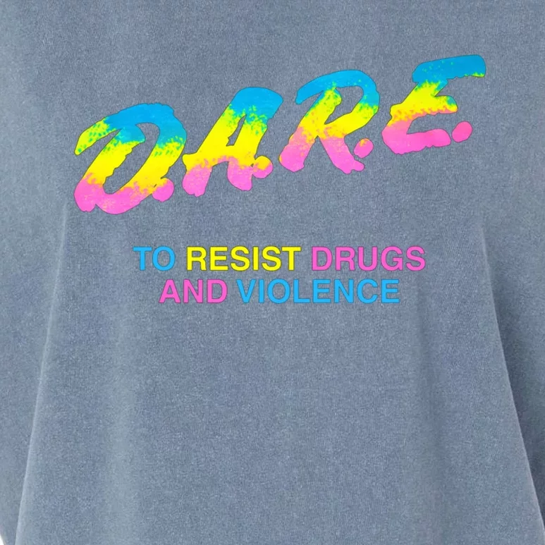 Dare 90s Drugs Gift Garment-Dyed Women's Muscle Tee