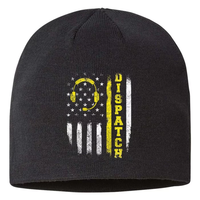 Dispatch 911 Dispatcher First Responder Emergency Call USA 8 1/2in Sustainable Knit Beanie