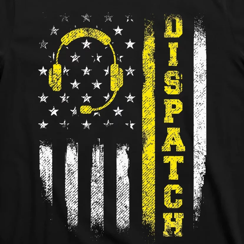 Dispatch 911 Dispatcher First Responder Emergency Call Usa T-Shirt