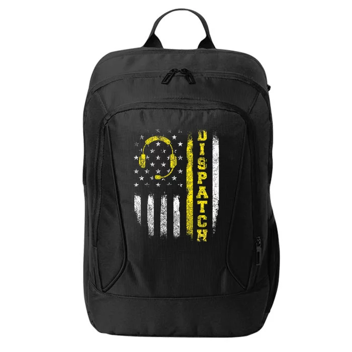 Dispatch 911 Dispatcher First Responder Emergency Call Usa City Backpack