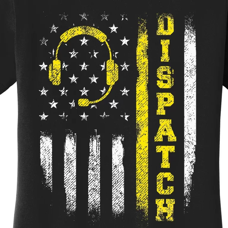 Dispatch 911 Dispatcher First Responder Emergency Call Usa Women's T-Shirt