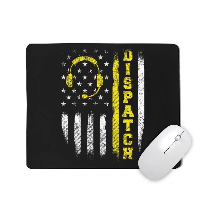 Dispatch 911 Dispatcher First Responder Emergency Call Usa Mousepad