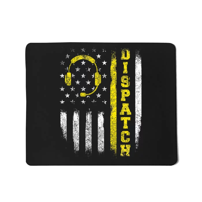 Dispatch 911 Dispatcher First Responder Emergency Call Usa Mousepad