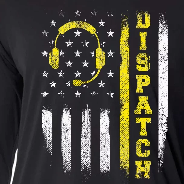 Dispatch 911 Dispatcher First Responder Emergency Cooling Performance Long Sleeve Crew