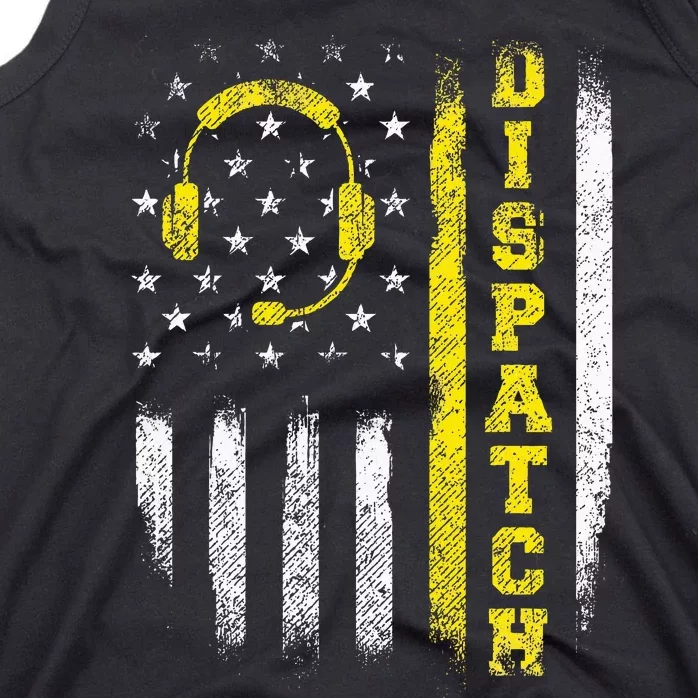 Dispatch 911 Dispatcher First Responder Emergency Tank Top