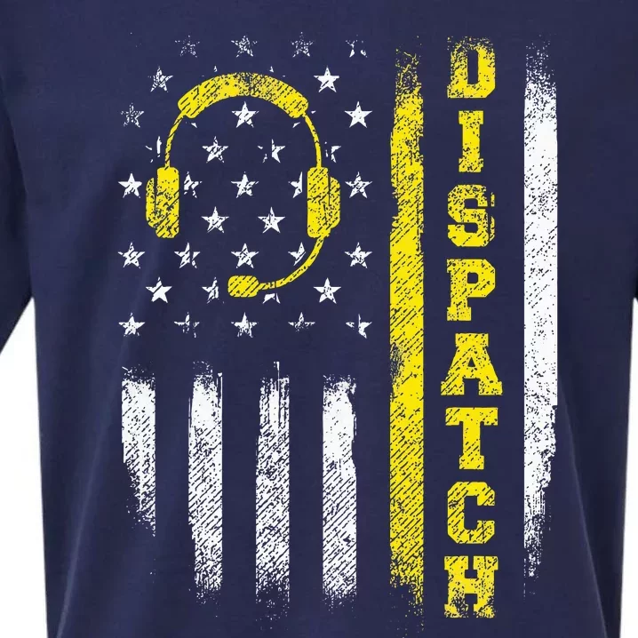 Dispatch 911 Dispatcher First Responder Emergency Sueded Cloud Jersey T-Shirt