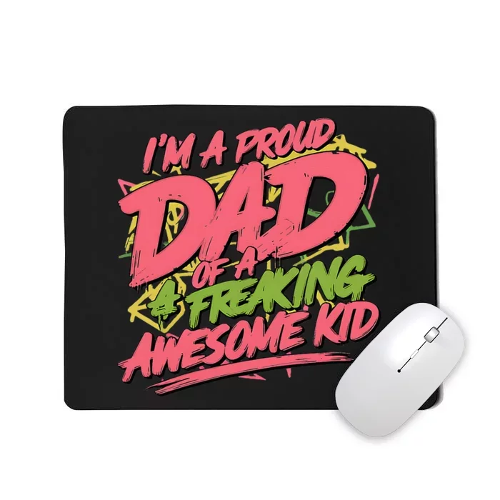 Dad 90s Retro Jokes Funny Fathers Day Party Mousepad