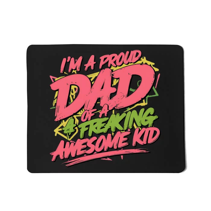 Dad 90s Retro Jokes Funny Fathers Day Party Mousepad