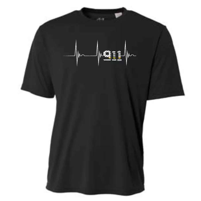 Dispatcher 911 Vintage Usa Flag Heartbeat Ekg Pulse Dispatch Cooling Performance Crew T-Shirt