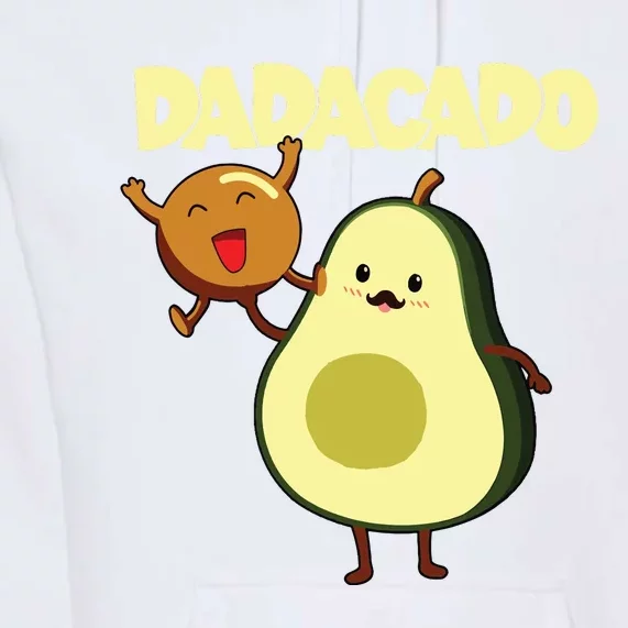 Dadacado Avocado 1st Birthday Dad Daddy Father Dada Premium Hoodie