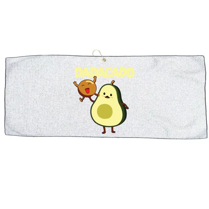 Dadacado Avocado 1st Birthday Dad Daddy Father Dada Large Microfiber Waffle Golf Towel