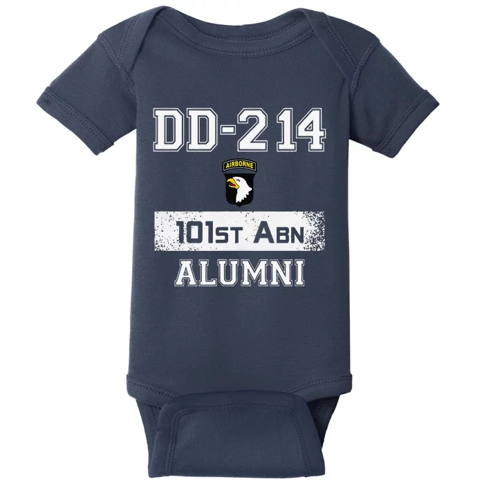 DD214 Army 101st Airborne Alumni Veteran Father Day Gift Baby Bodysuit