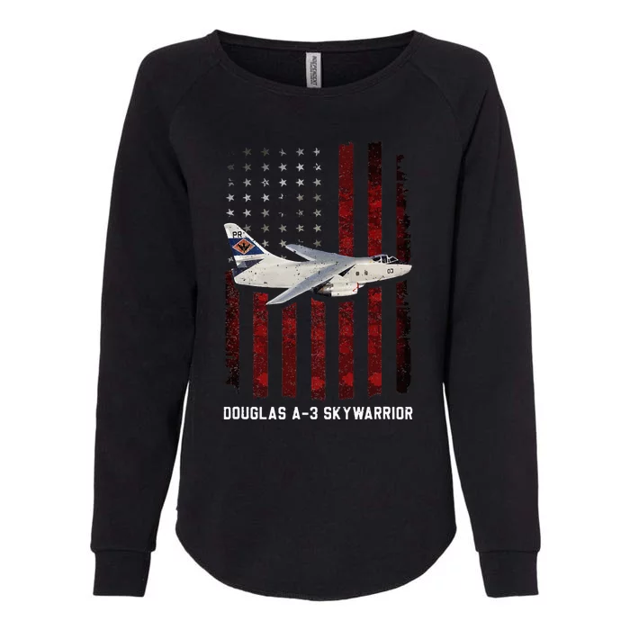 Douglas A 3 Skywarrior A3 Aircraft A3d Skywarrior Womens California Wash Sweatshirt