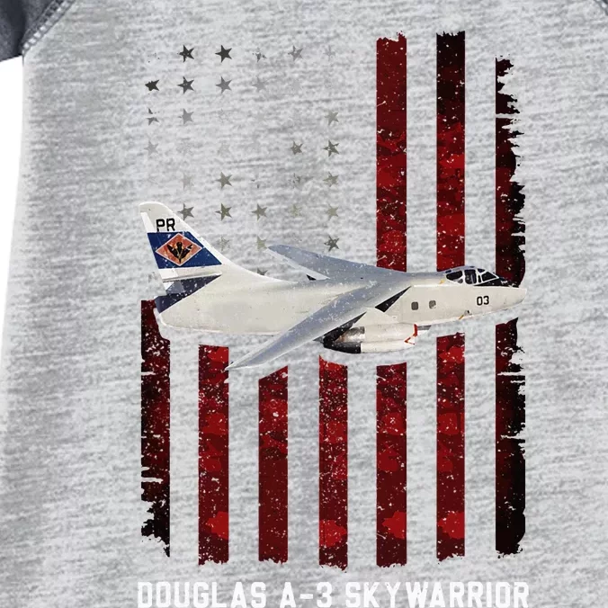 Douglas A 3 Skywarrior A3 Aircraft A3d Skywarrior Infant Baby Jersey Bodysuit