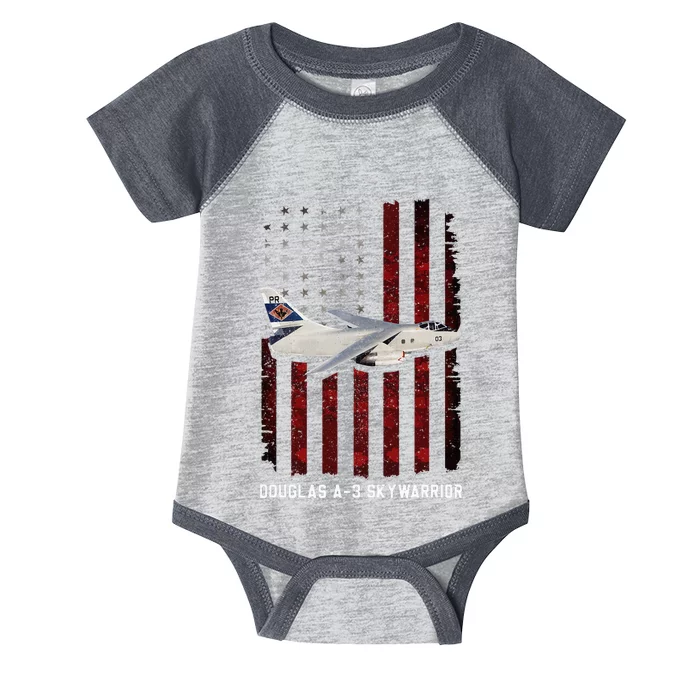 Douglas A 3 Skywarrior A3 Aircraft A3d Skywarrior Infant Baby Jersey Bodysuit