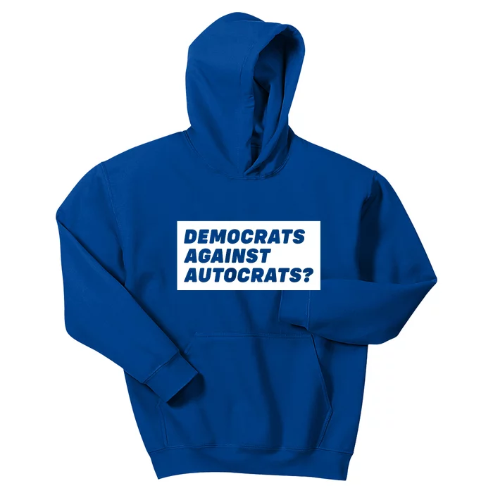 Democrats Against Autocrats Kids Hoodie