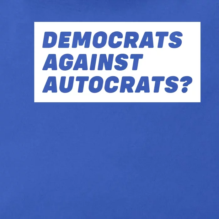 Democrats Against Autocrats Zip Tote Bag