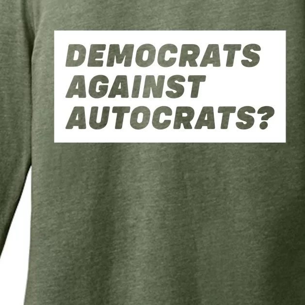 Democrats Against Autocrats Womens CVC Long Sleeve Shirt