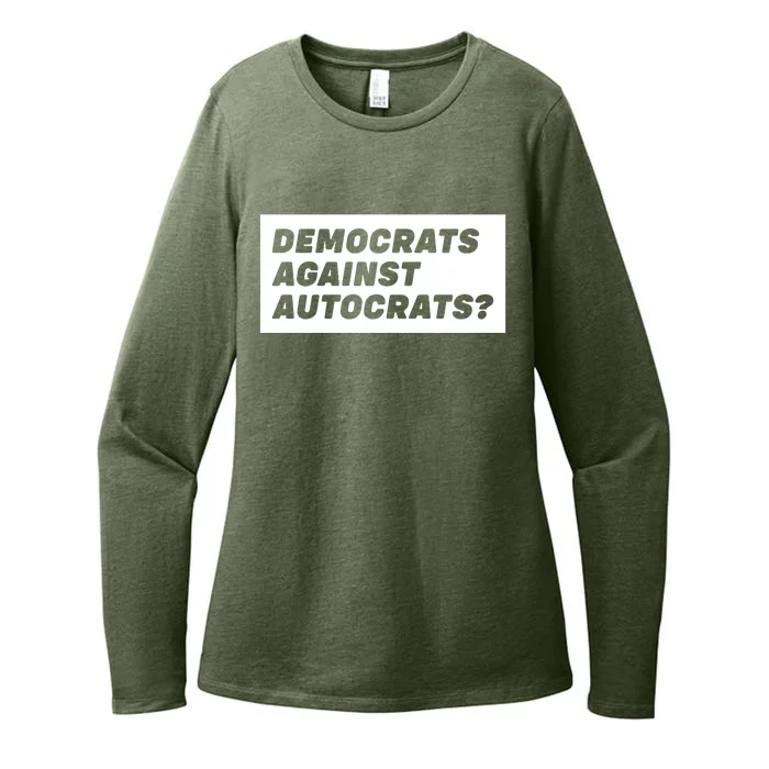 Democrats Against Autocrats Womens CVC Long Sleeve Shirt