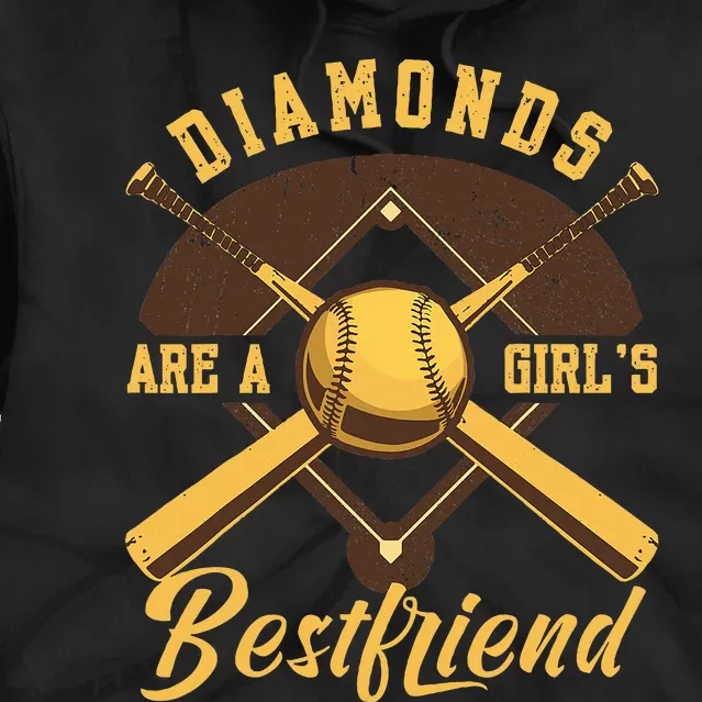 Diamonds Are A Girl Best Friend Friendship Bestfriend Tie Dye Hoodie