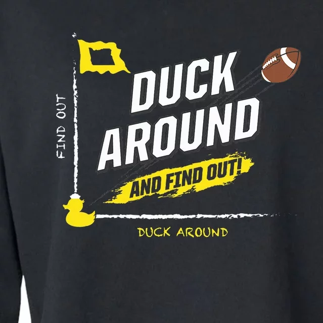 Duck Around And Find Out Cropped Pullover Crew