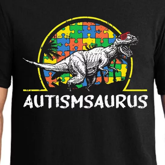 Dinosaur Autism Awareness Gifts For Cute TRex Saurus Pajama Set