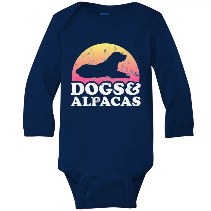 Dogs and Alpacas Dog and Alpaca Baby Long Sleeve Bodysuit