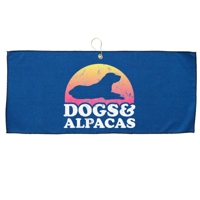 Dogs and Alpacas Dog and Alpaca Large Microfiber Waffle Golf Towel