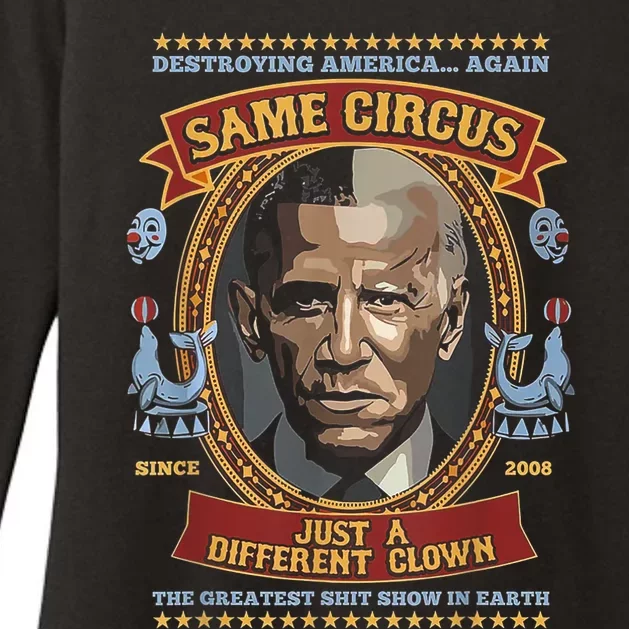 Destroying America Again Same Circus Just Different Clown Womens CVC Long Sleeve Shirt