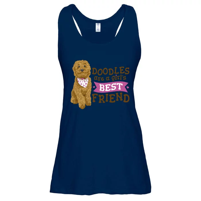 Doodles Are A Girls Best Friend Ladies Essential Flowy Tank